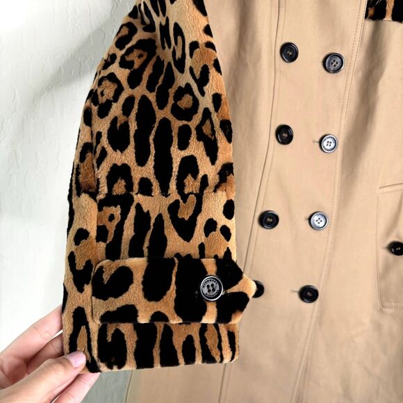 Burberry Prorsum Mink Leather Trench Coat - Picture 3 of 15